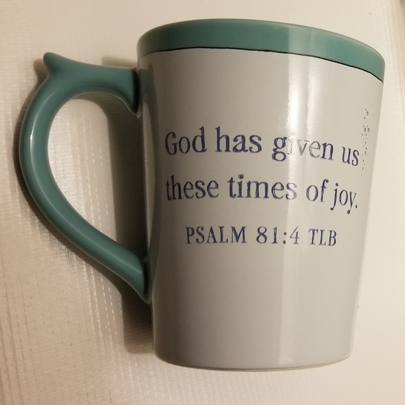 Hilarious coffee mug w fish & Red Sea parting - Picture 3 of 7